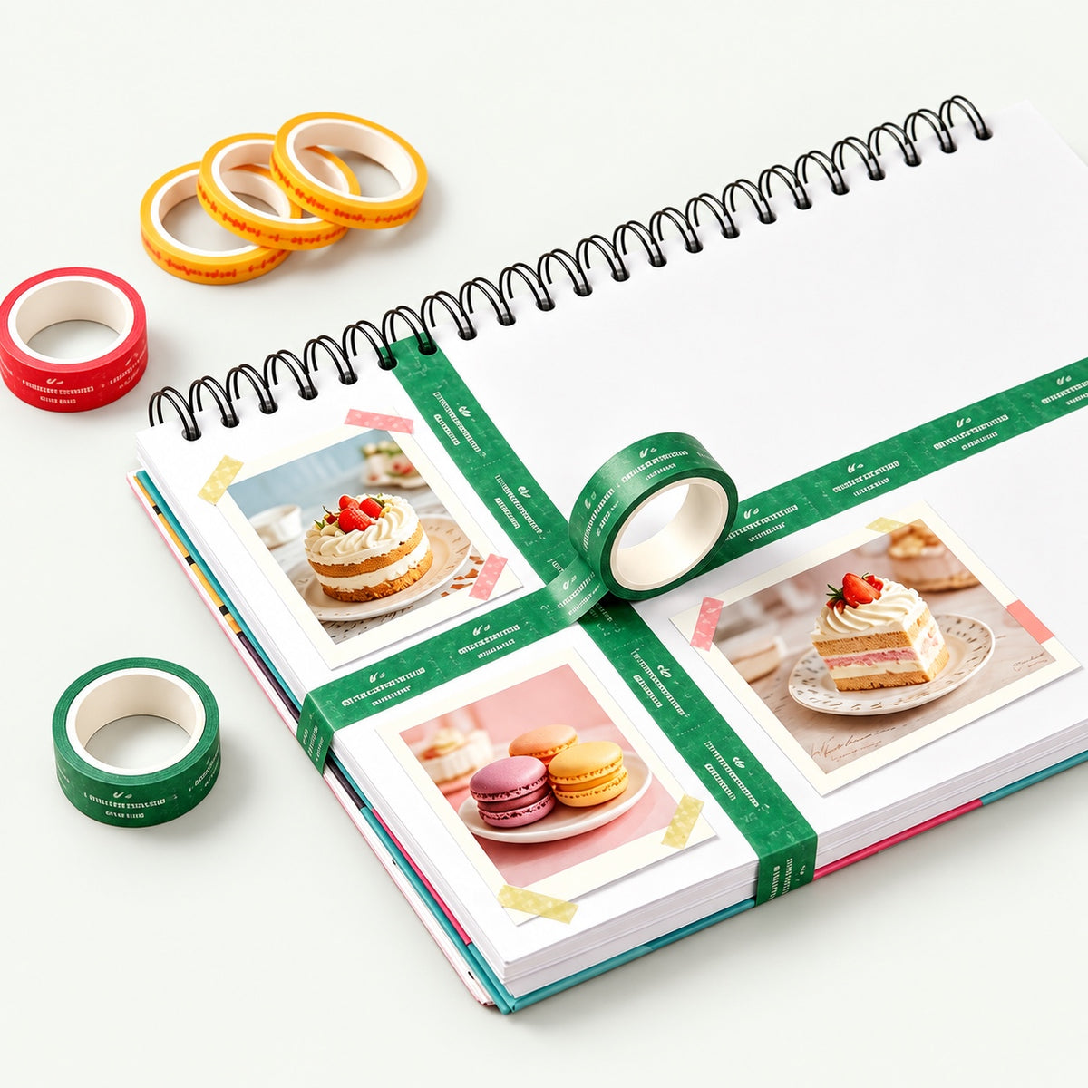 Celestial Orange and Green Washi Tape