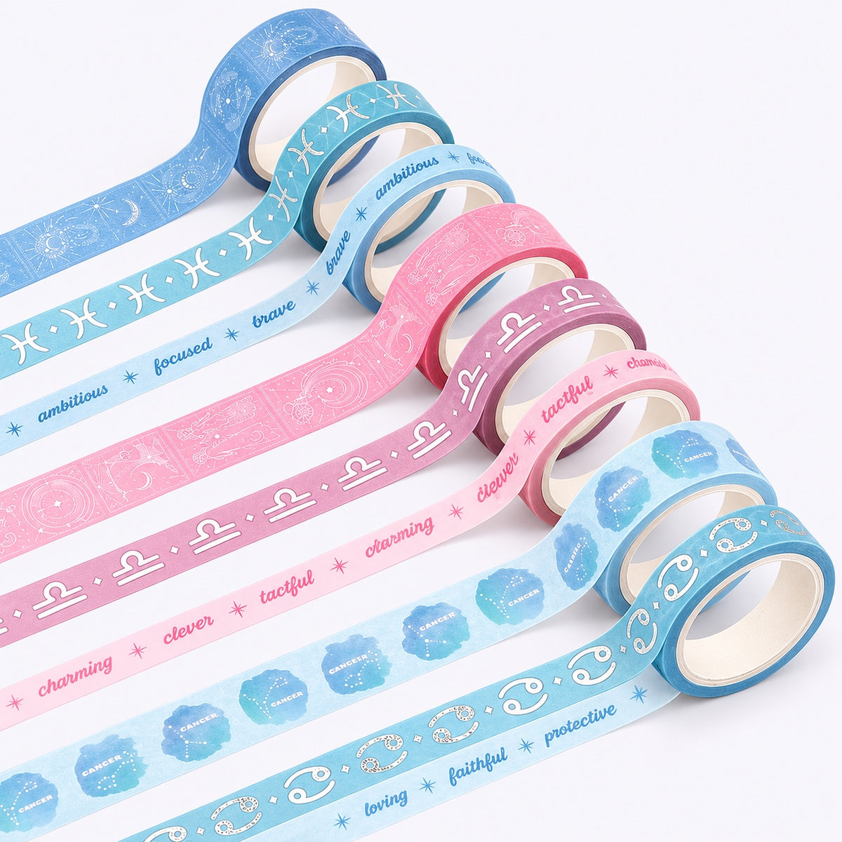 Celestial Pink and Blue Washi Tape