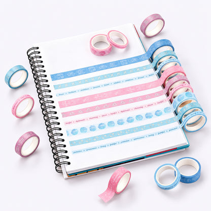 Celestial Pink and Blue Washi Tape