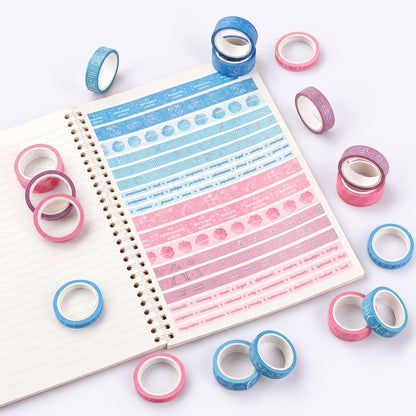 Celestial Pink and Blue Washi Tape