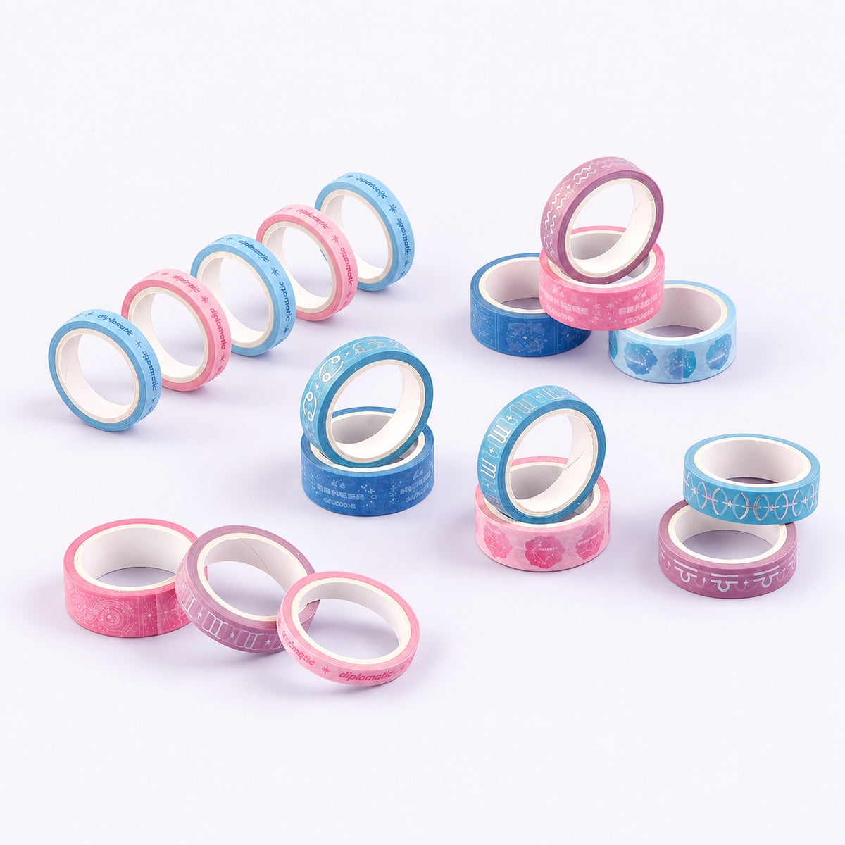 Celestial Pink and Blue Washi Tape