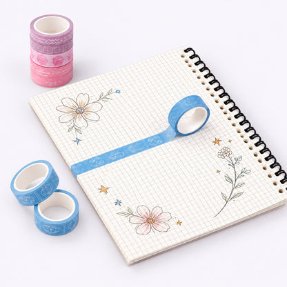 Celestial Pink and Blue Washi Tape